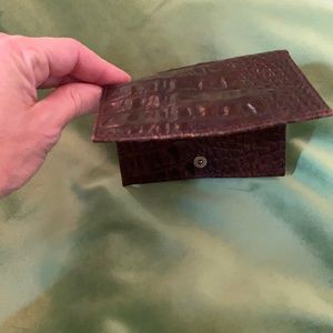 Vintage Brown Brahmin Card Holder